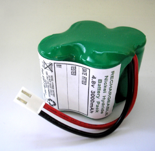 4.8V 3Ah Ni-MH Battery with connector Sub C 11190017 Emergency Batteries Easy Control Gear - Easy Control Gear