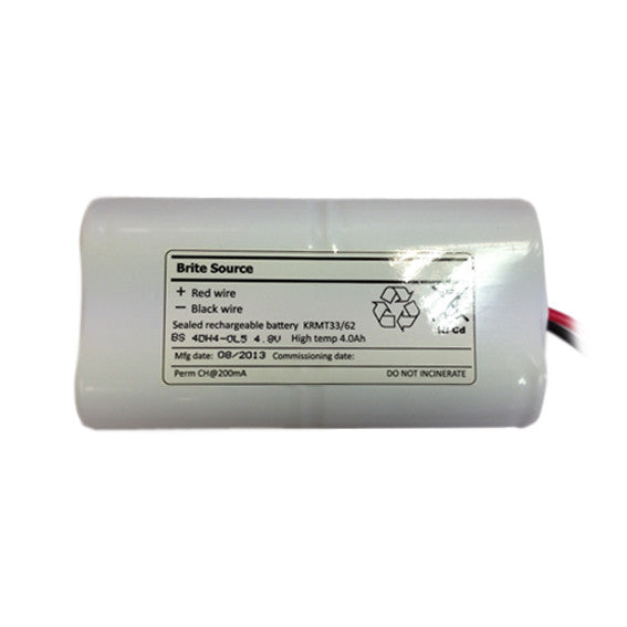 4 Cell (2+2) D Size  Emergency Battery 4.8v 4.0ah Emergency Batteries The Lamp Company - Easy Control Gear