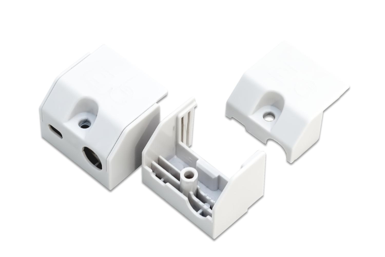 LC-SR-MINI Click-on strain relief for LED drivers Helvar - Easy Control Gear