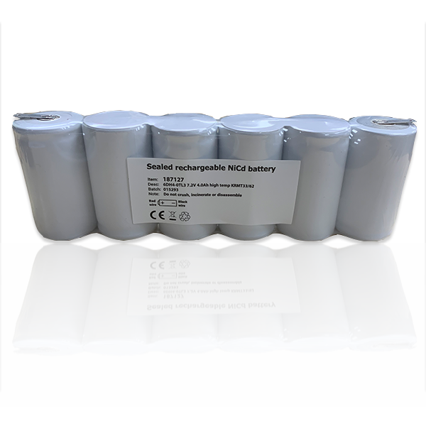 Bright Source 6 Cell Emergency Battery Side by Side 7.2v 4.0ah Bright Source Emergency Batteries Bright Source - Easy Control Gear