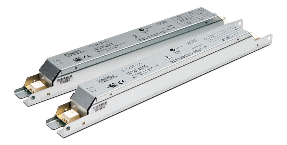 EL2X36NGN Electronic 2x36w T8 Ballast Helvar Electronic Ballasts HELVAR - Easy Control Gear