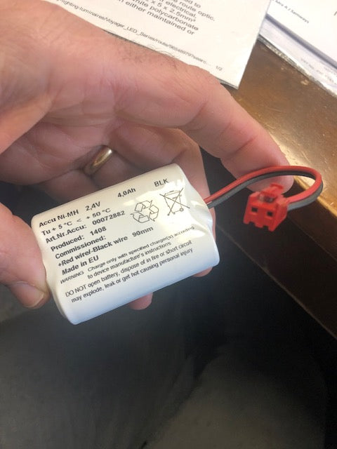 2/VHT7/5CS-A-POO7 NI-MH 4.0Ah Emergency Batteries Easy Control Gear - Easy Control Gear