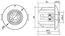 basicDIM Wireless Sensor 5DP 38rc Casambi Ready wireless sensor Casambi Tridonic - Easy Control Gear