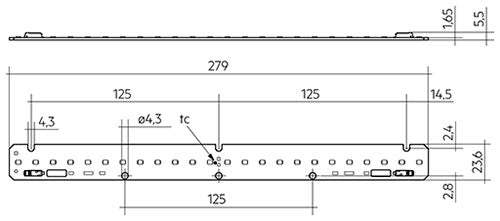 Module LLE 24mm 1250lm/2400LM High Efficacy HV ADV5 Tridonic - Easy Control Gear
