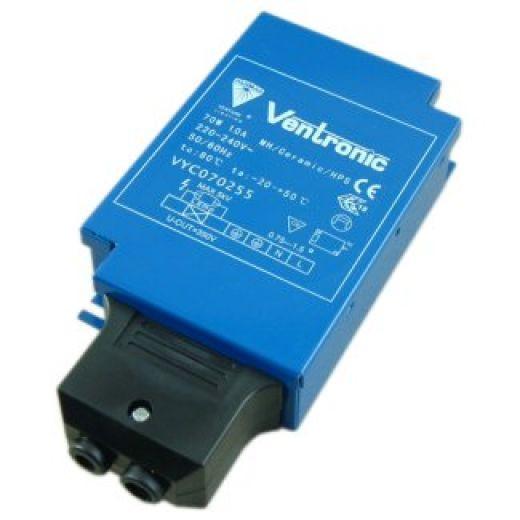 VENTURE - VYC070255-VE Ventronic 70W Quartz/CDM/HPS ballast, obsolete please read description ECG-OLD SITE VENTURE - Easy Control Gear