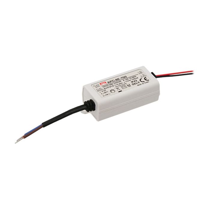APC-8E-500 - Mean Well LED Driver APC-8E-500 8W 500mA LED Driver Meanwell - Easy Control Gear