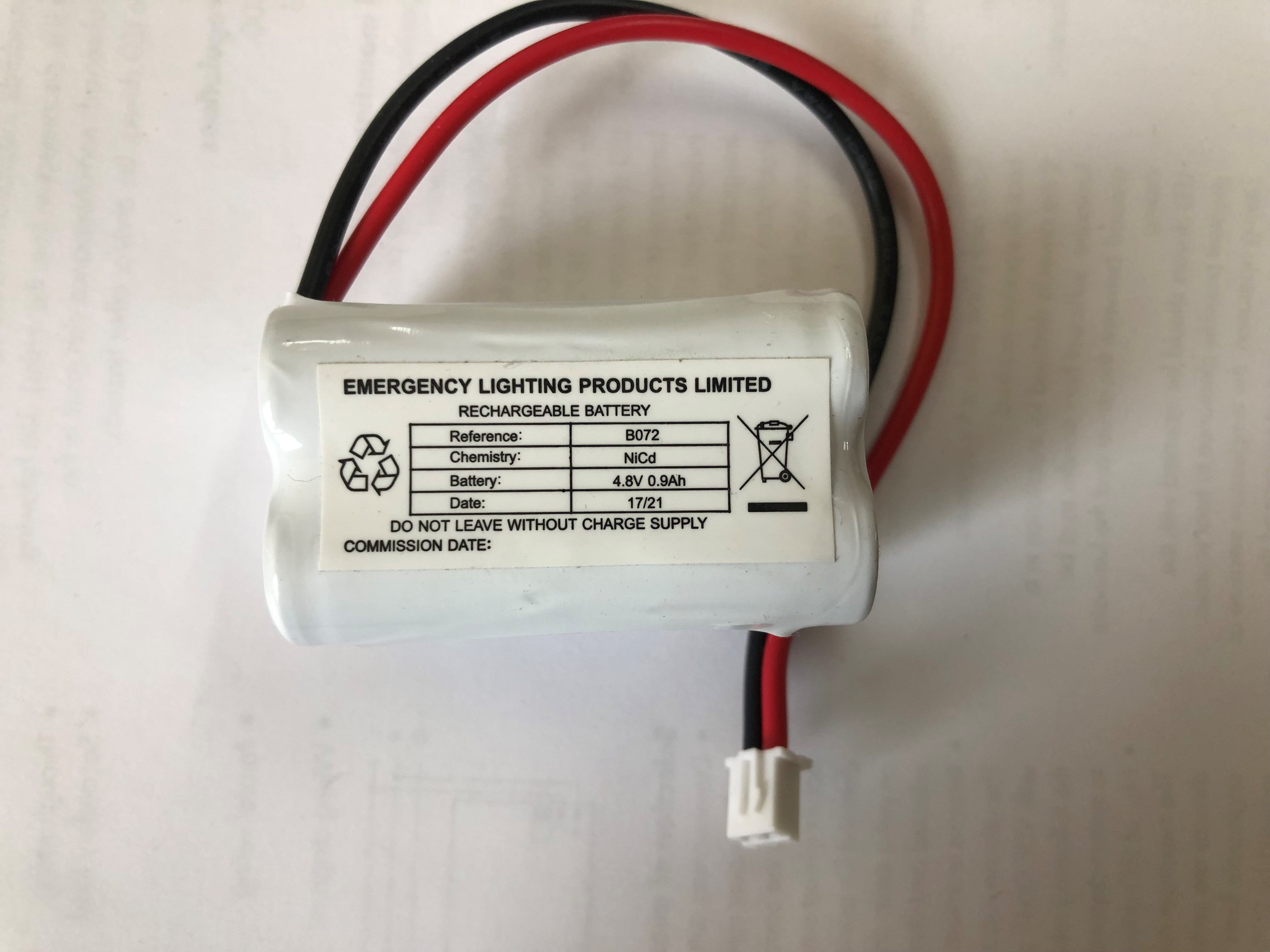 ELP B072 4.8V 1050Ma AA Size Emergency Batteries ELP - Easy Control Gear