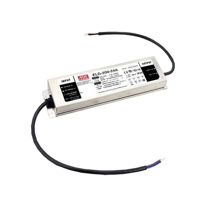 ELG-200-12AB - Mean Well ELG-200-24AB LED Driver 100W 12V - Potentiometer & 3 in 1 Dimming LED Driver Meanwell - Easy Control Gear