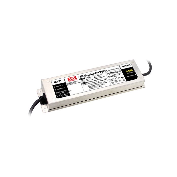 ELG-240-C-S - Mean Well ELG-240C Series LED Driver 239.4-241.5W 700-2100mA LED Driver Meanwell - Easy Control Gear