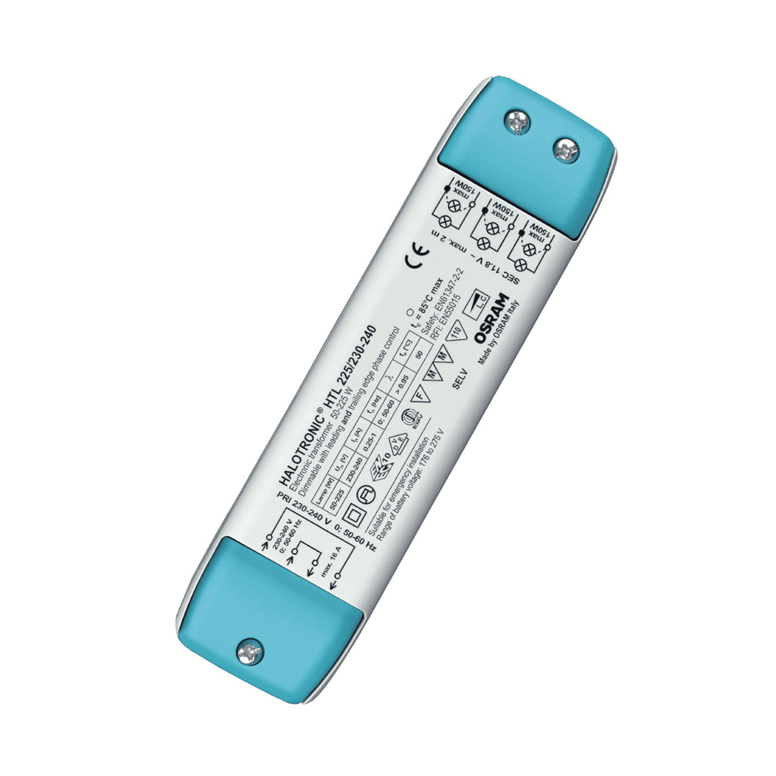 Osram Halotronic HTL 225W /230V 12v Halogen Transformers Osram - Easy Control Gear