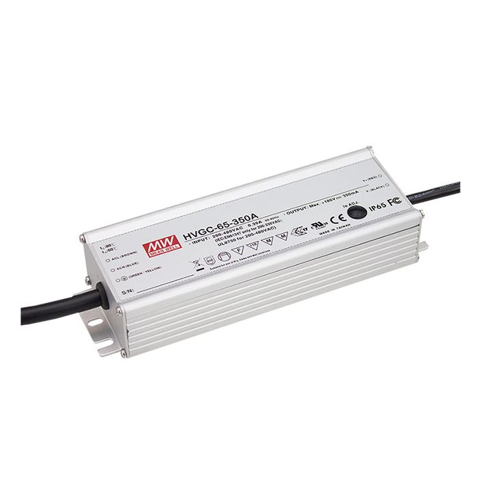 HVGC-65-350B - Mean Well LED Driver HVGC-65-350B 65W 350mA LED Driver Meanwell - Easy Control Gear