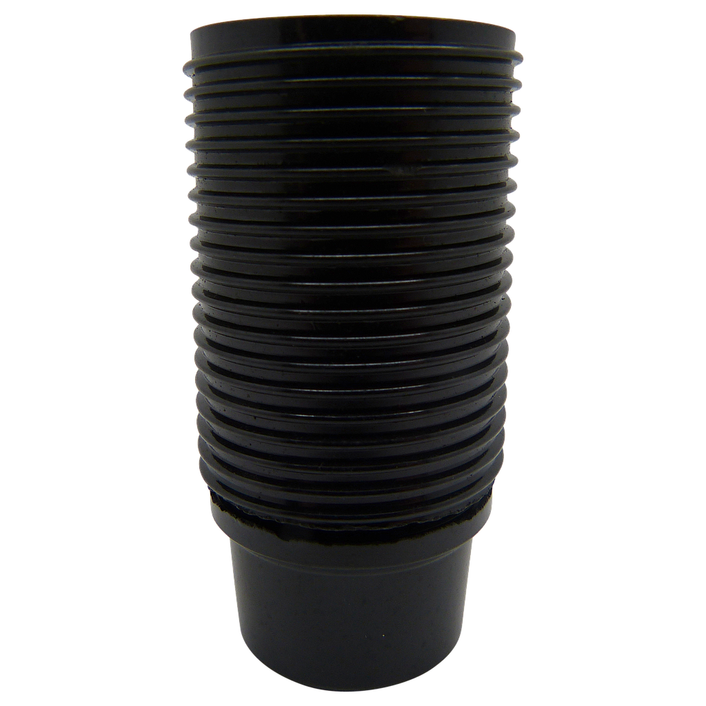05163 Lampholder 10mm SES Threaded Skirt Black - LampFix - sparks-warehouse