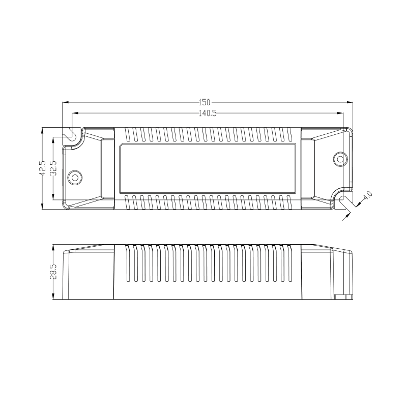 EUP12A-1HMC-1 - 1-10v Constant Current Dimming Driver LED Driver Easy Control Gear - Easy Control Gear