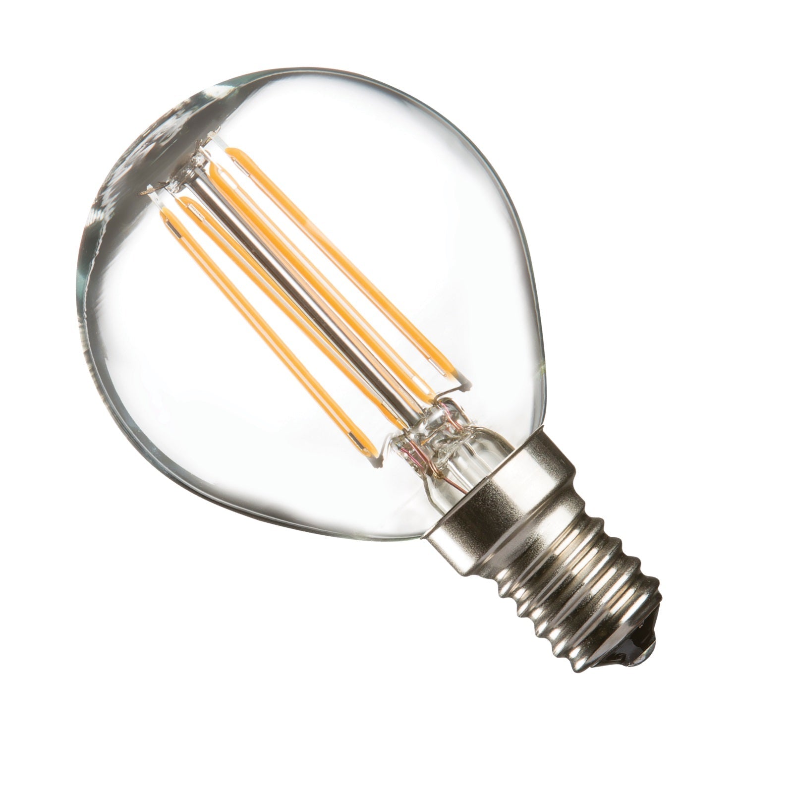 Casell Filament LED Golf Ball 240v 4w E14 440lm 2700°k Dimmable - 0635635589134 LED Light Bulbs Casell - Casell Lighting