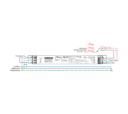LND154-BL Smart E-Dim DALI DRIVER Easiec - Easy Control Gear