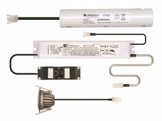 MST/3/3W KIT Battery and Emergency Module Liteplan Liteplan - Easy Control Gear