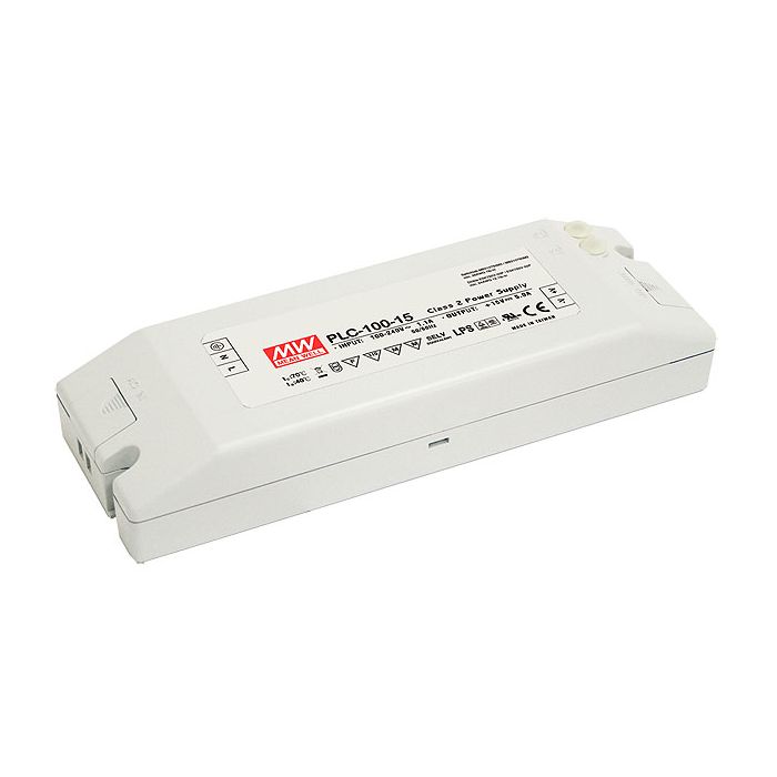 PLC-100-36 - Mean Well LED Driver PLC-100-36 100W 36V LED Driver Meanwell - Easy Control Gear