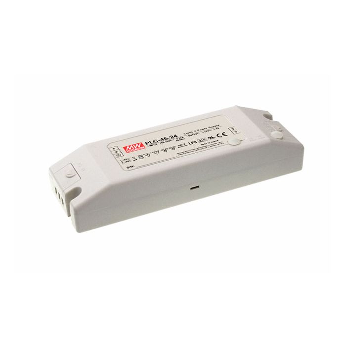 PLC-45-20 - Mean Well LED Driver PLC-45-20 45W 20V LED Driver Meanwell - Easy Control Gear