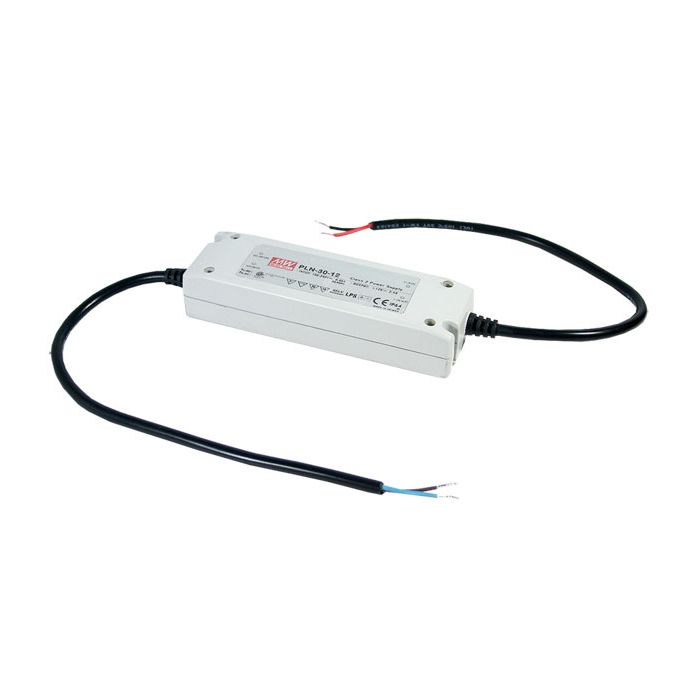 PLN-30-20 - Mean Well LED Driver PLN-30-20 30W 20V LED Driver Meanwell - Easy Control Gear