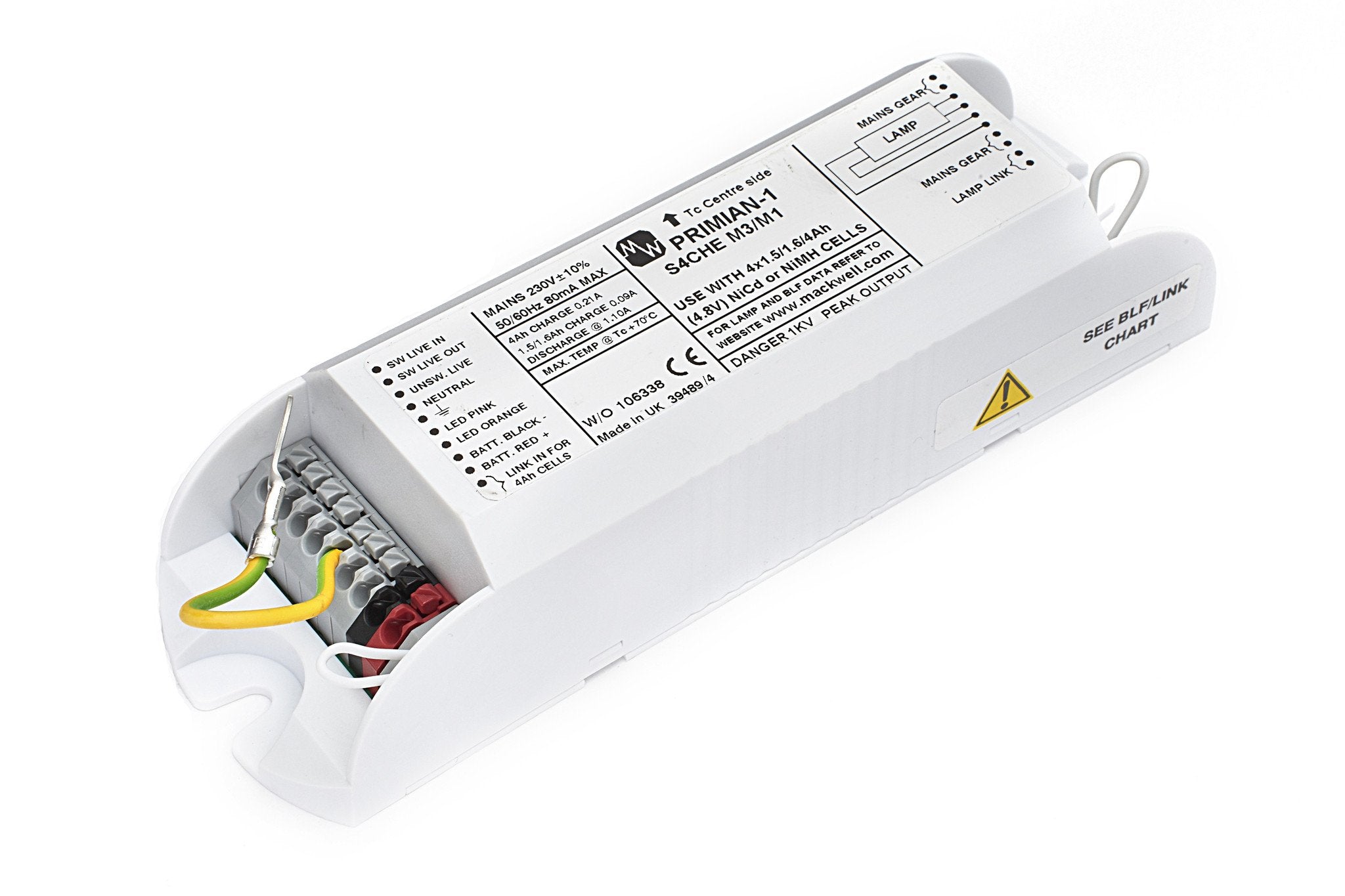 MACKWELL - S4CHE-MW Emergency module 58w Mackwell 4 Cell ECG-OLD SITE MACKWELL - Easy Control Gear