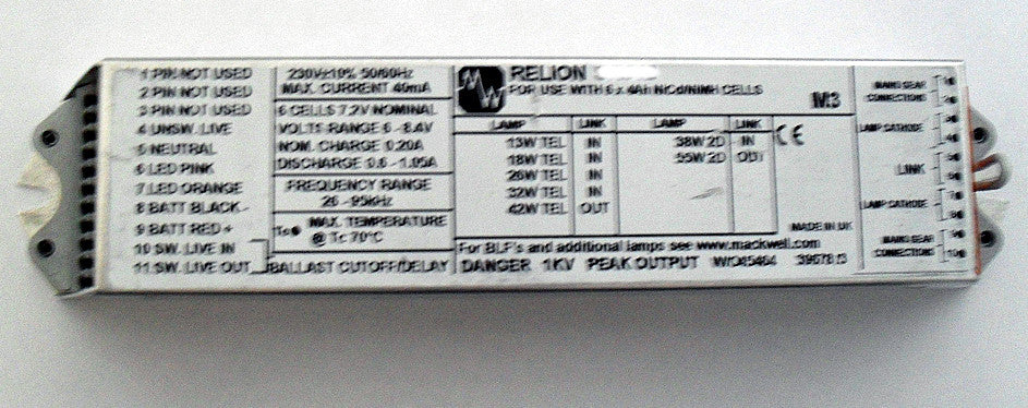 Mackwell RELION SR654 Emergency Inverter Mackwell Inverters Mackwell - Easy Control Gear