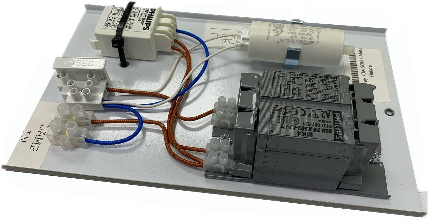 70w Metal Halide & Sodium Gear Tray Metal Hailde and SON Gear Tray The Lamp Company - Easy Control Gear