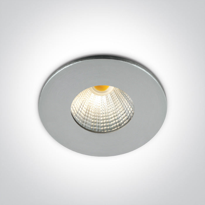 One Light 10103B Mini Spots Aluminium 1W/2W - 35mm Cut-Out