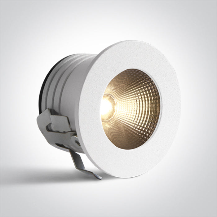One Light 10103B Mini Spots Aluminium 3W - 35mm Cut-Out