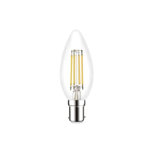 OMNI FILAMENT CANDLE BULB B15 470LM 4.2W 4000K DIMMABLE 320 BEAM CLEAR FULL GLASS INTEGRAL