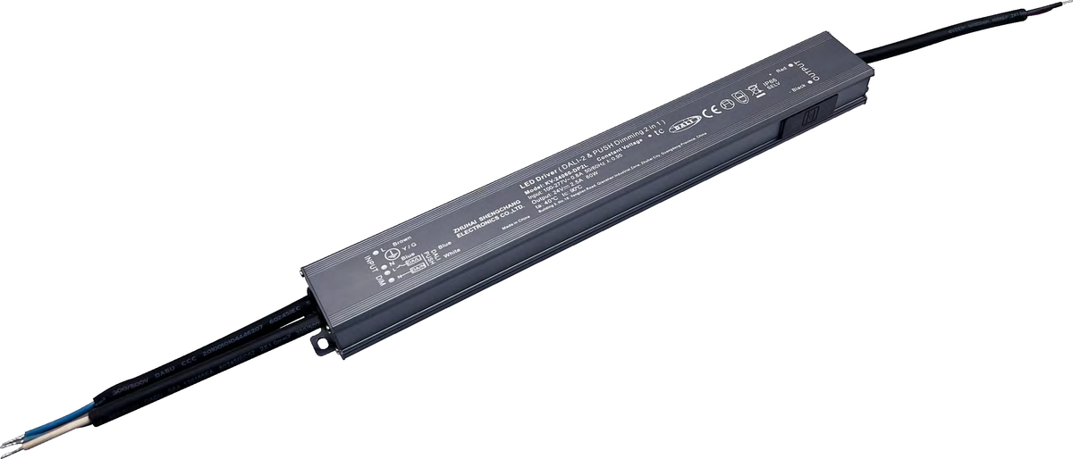 KV-xx060-DP2L 60W DALI-2 DT6 Constant Voltage LED Driver IP66 12/24V