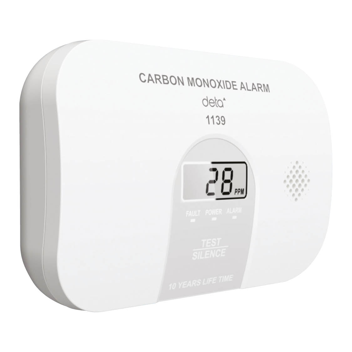 1139 CO Alarm Battery Powered 10 Year