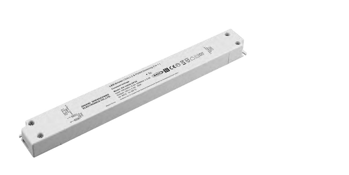 KV-xx030-DP2S 30W DALI-2 DT6 Constant Voltage LED Driver IP20 12/24V