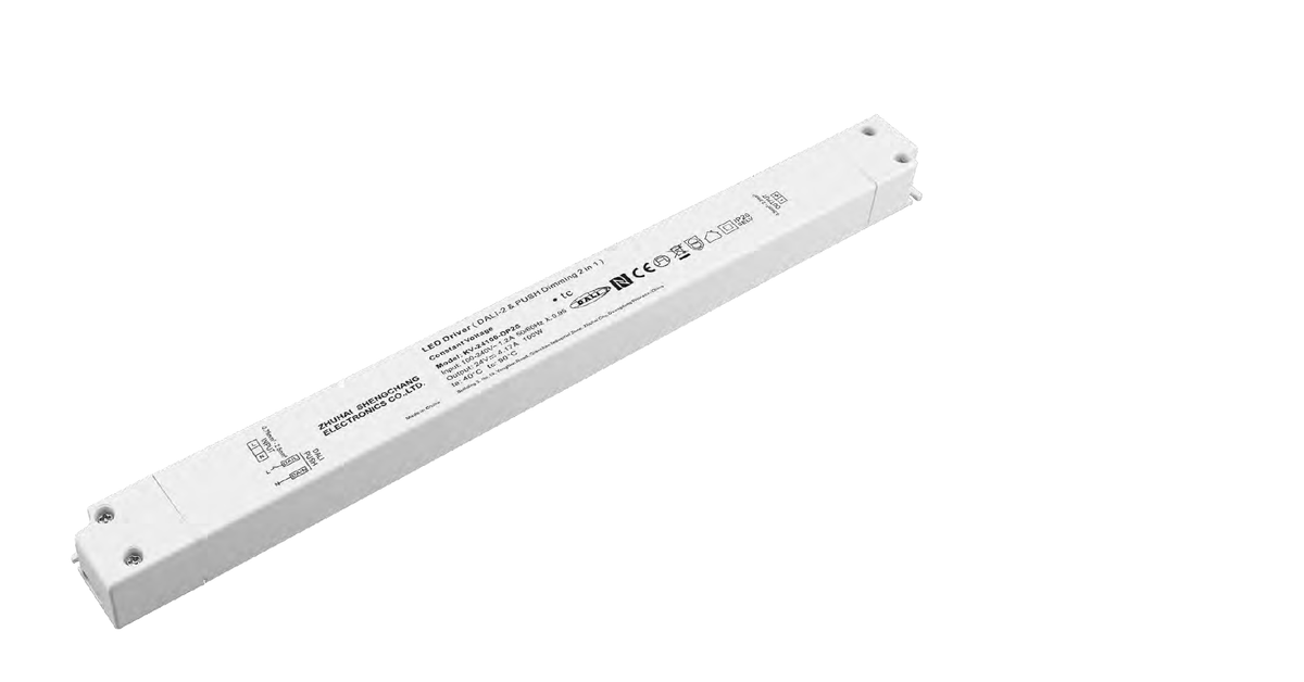KV-xx100-DP2S 100W DALI-2 DT6 Constant Voltage LED Driver IP20 12/24V