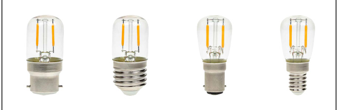Pygmy 2W LED Filament Lamps 2200K