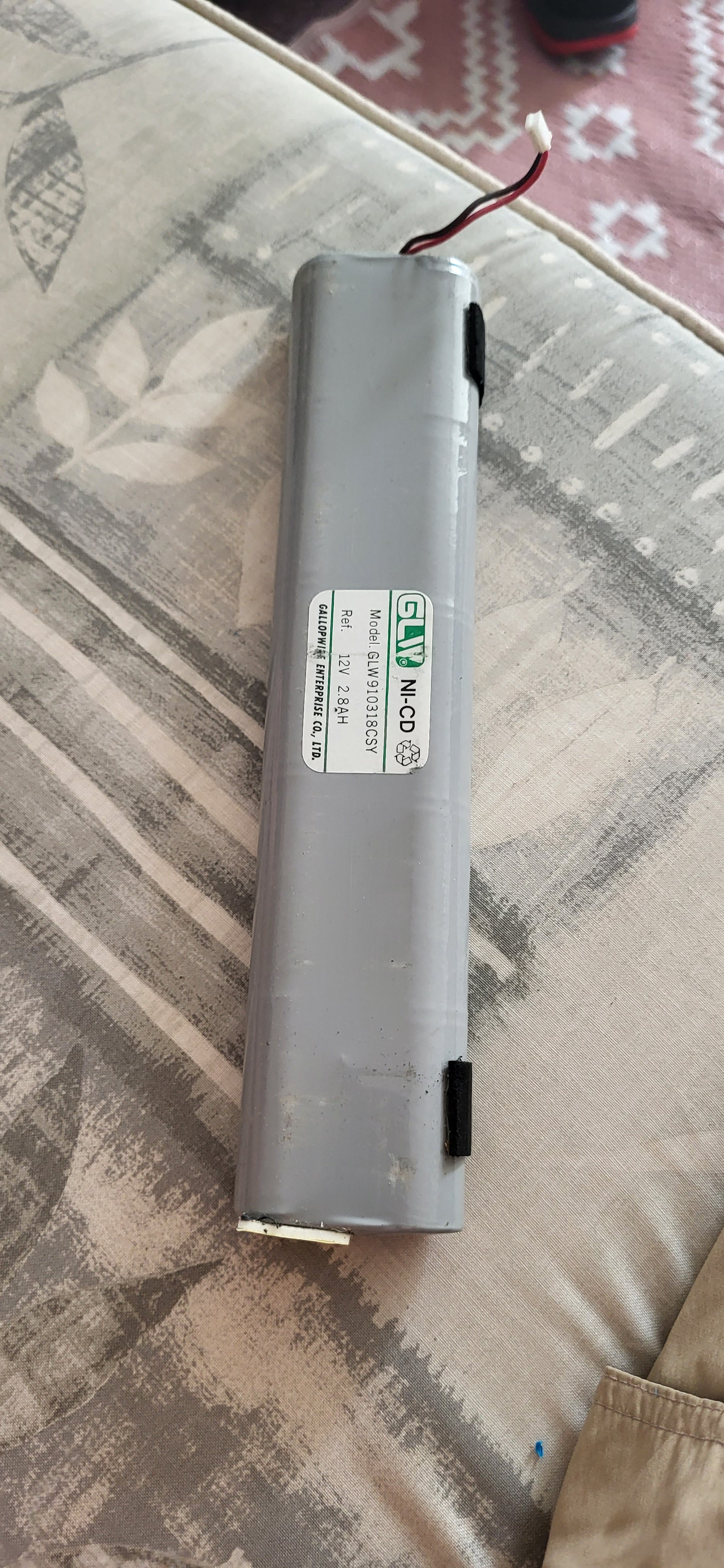 10/1C2-8-C 12V 2500MA/2800MA Ni-Cd C Size C size Emergency Batteries Easy Control Gear - Easy Control Gear