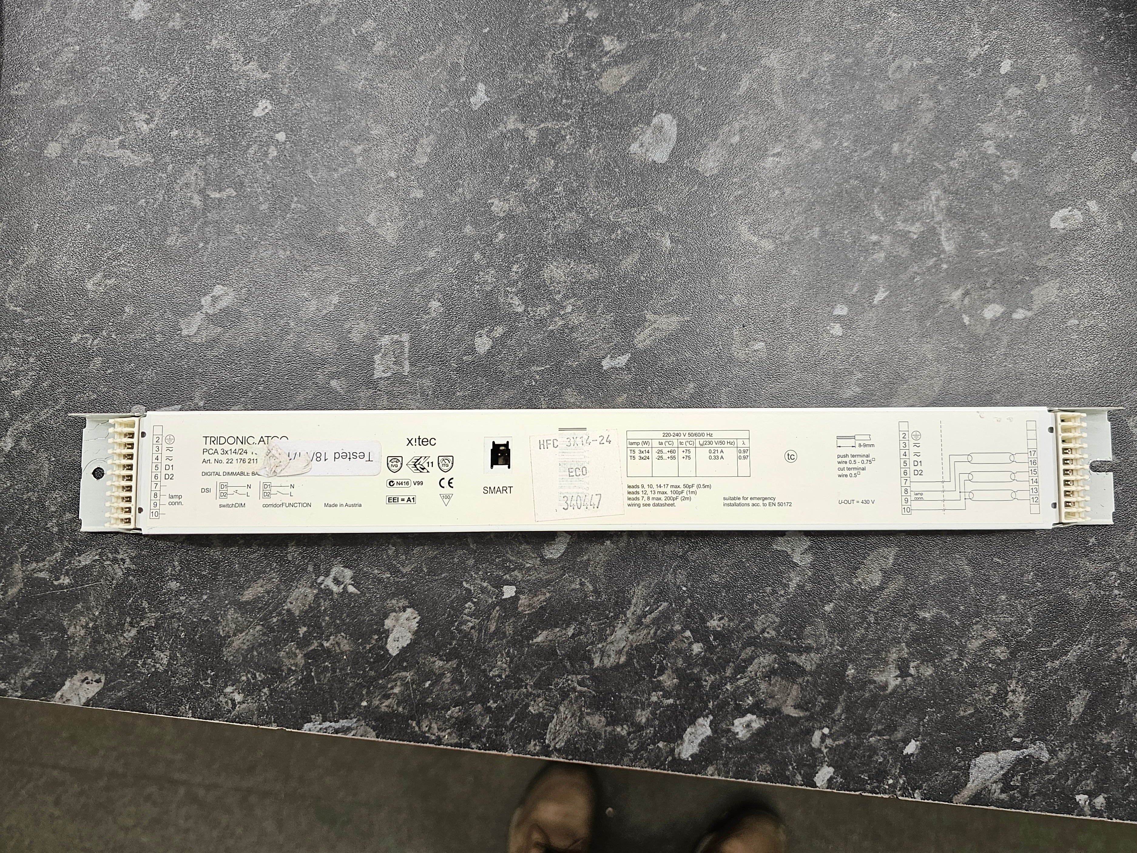 P/N: 22176211, Type: PCA 3X14/24 T5 Eco Ip