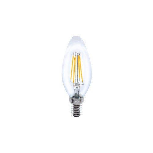 Integral LED Omni Filament Candle Bulb E14 470Lm 4.2W 2700K Non-Dimm 320 Beam Clear Integral  - ILCANDE14NC034