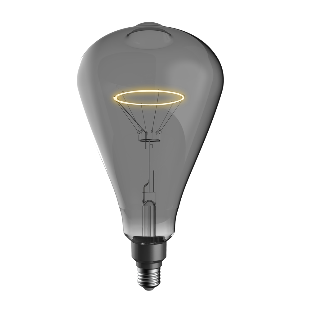 Crompton 21686 LED Decorative Eclipse ST164 Smoke 4.5W 1800K ES-E27