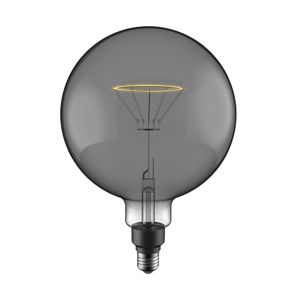 Crompton 21693 LED Decorative Eclipse G200 Smoke 4.5W 1800K ES-E27