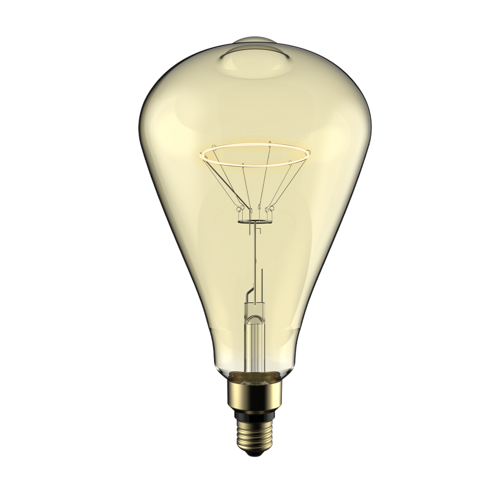 Crompton 21716 LED Decorative Eclipse ST164 Golden 4.5W 1800K ES-E27