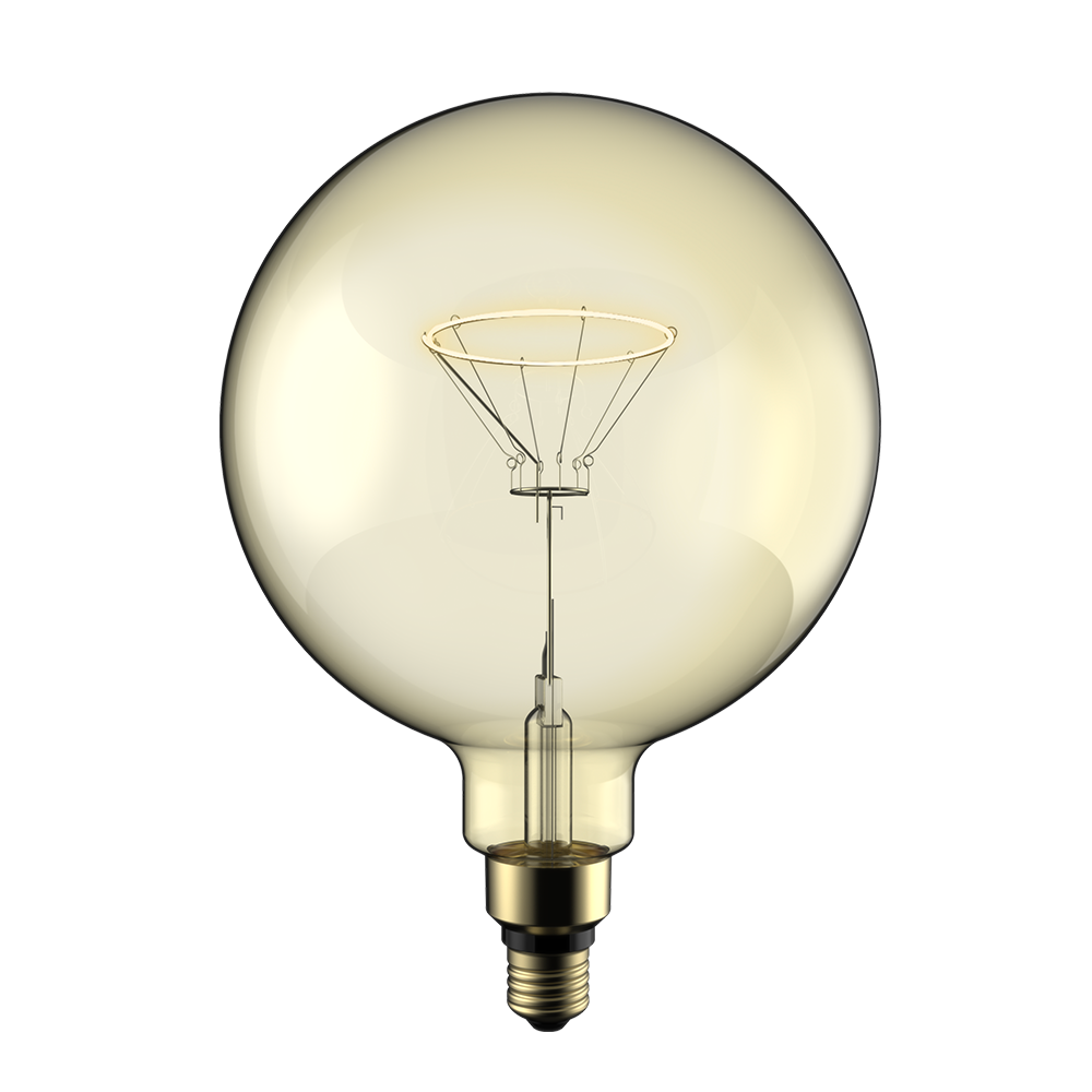 Crompton 21723 LED Decorative Eclipse G200 Golden 4.5W 1800K ES-E27