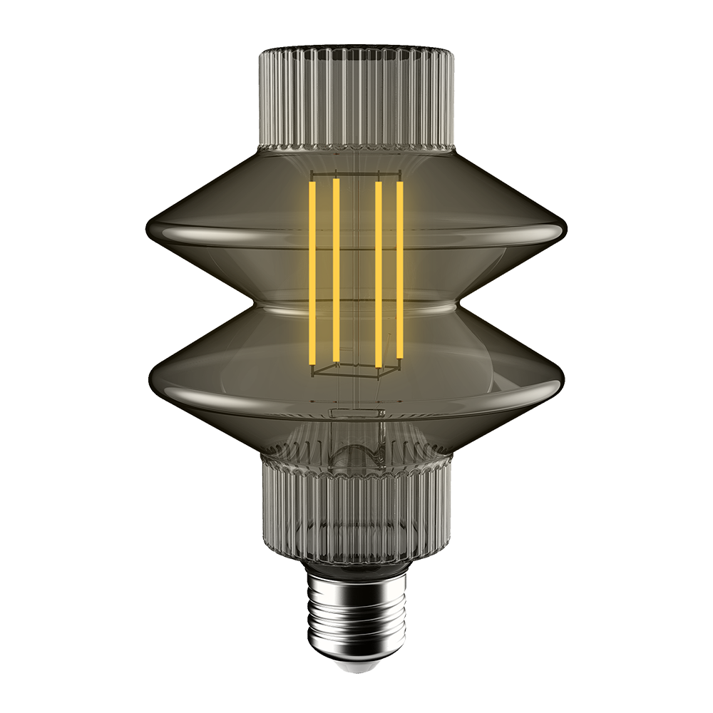Crompton 21952 LED Decorative Lantern 106 Smoke 4.5W 1800K ES-E27