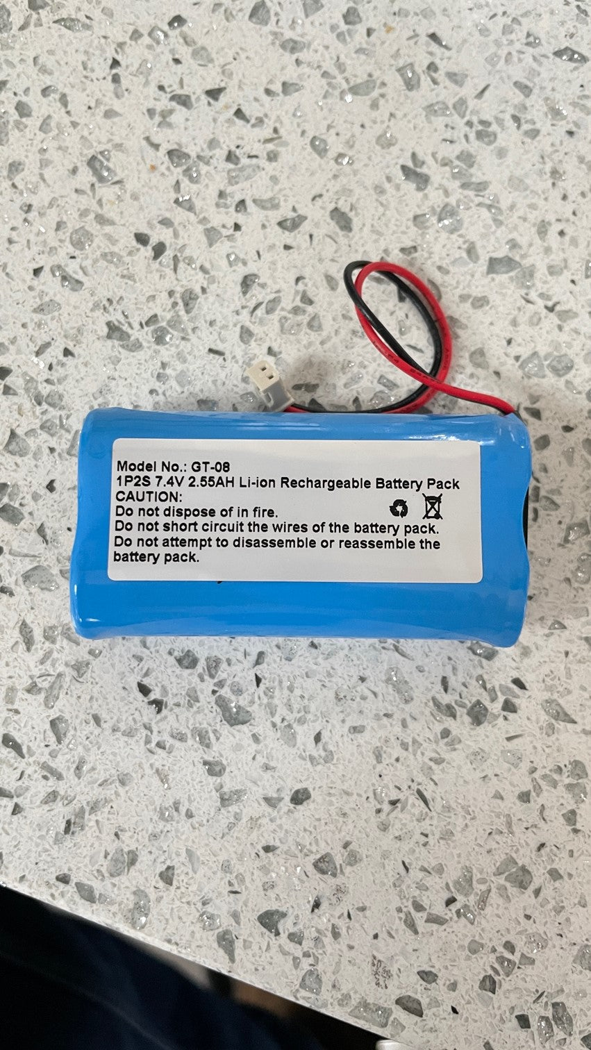 2/18650-a-2s1p 7.4v 2600Ah  2 Wire