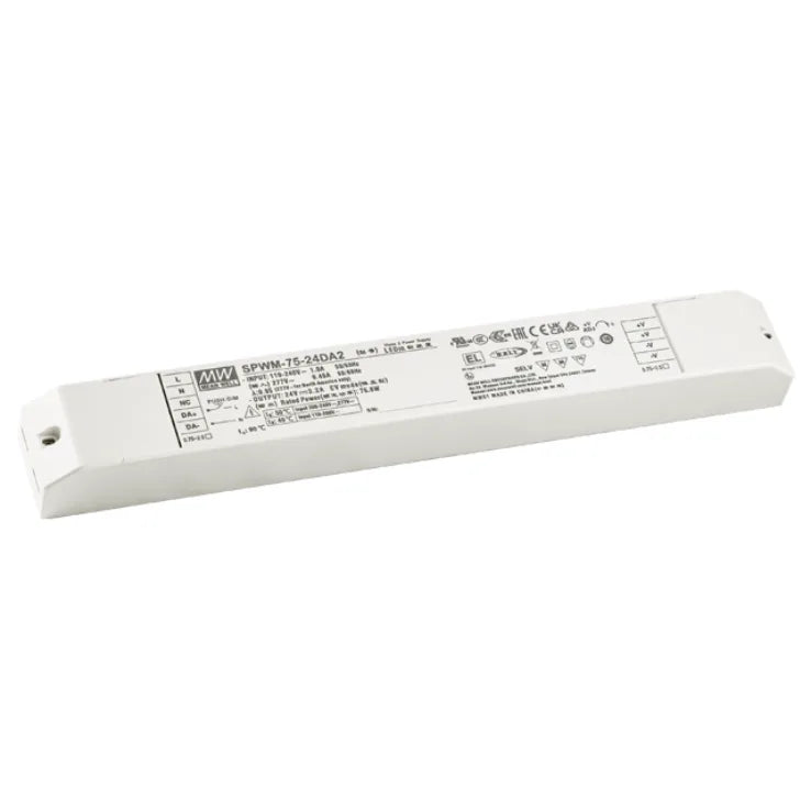 Ecopac SPWM-75-24DA2Q 75W 24V Constant Voltage DALI-2 DT8 Tunable White LED Driver