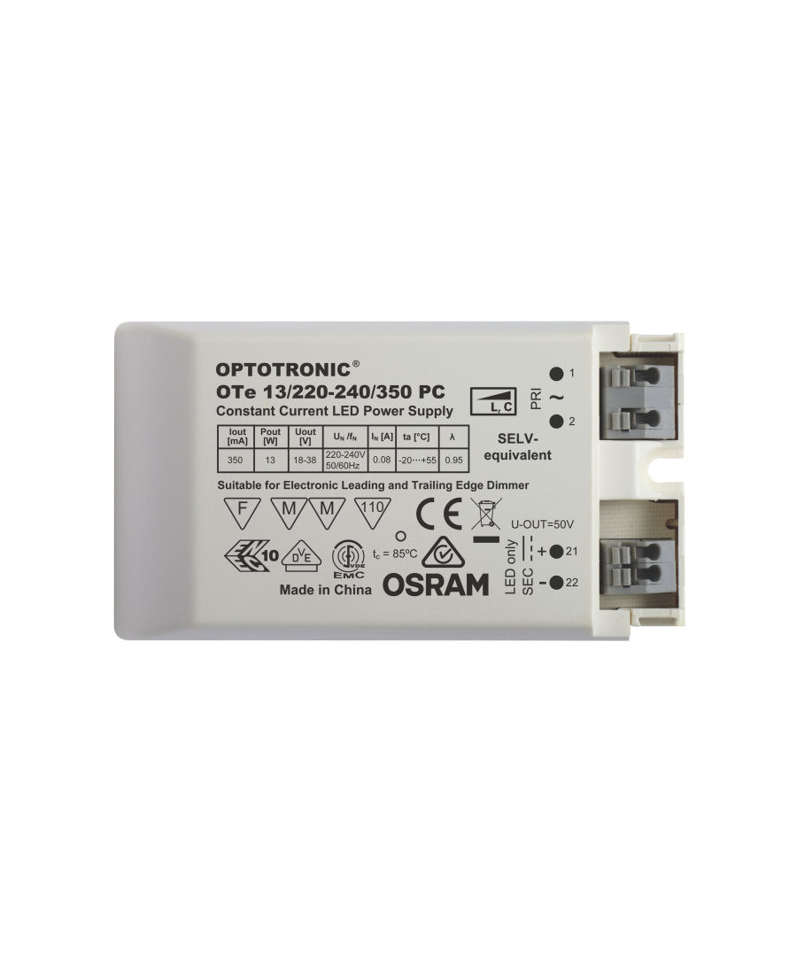 OTe 13/220…240/350 PC LED Drivers Osram - Easy Control Gear