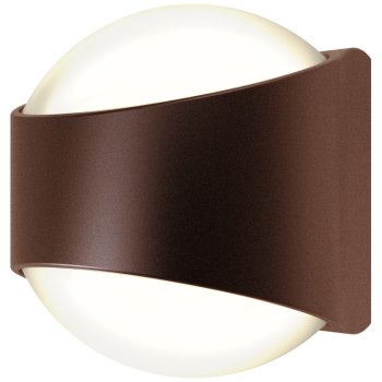 Ansell Lighting AMISACU/RU/WW  Misano Curve 11W 3000K IP65 Rust Up/Down LED Wall Light