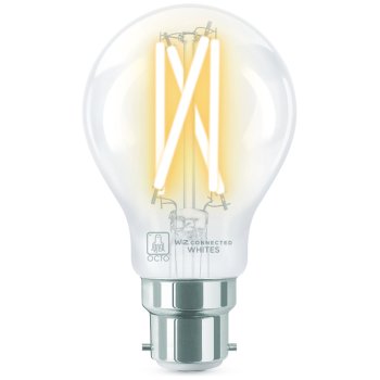 Ansell Lighting AOCTOW/A60/TW/CL/B22  OCTO Smart 7W Tunable White Dimmable B22 A60 Clear LED Filament Bulb