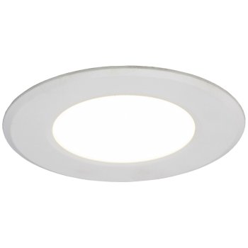 Ansell Lighting ALODLED/75/WW  Lodi Slim 4W 3000K White LED Downlight