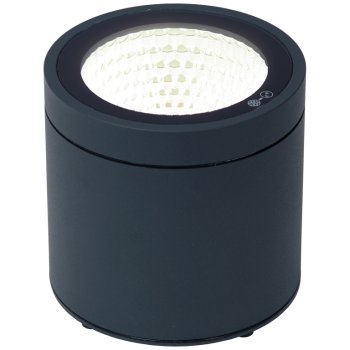 Ansell Lighting AFULED/GR  Furia AC 10W 3000K Graphite Surface Mounted LED Downlight