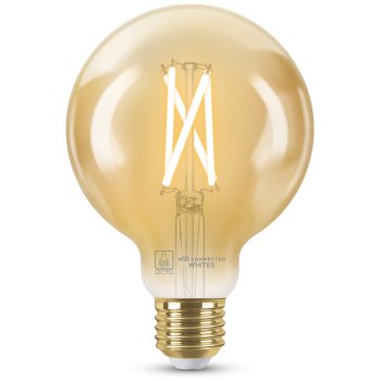 Ansell Lighting AOCTOW/G95/TW/AMB/E27  OCTO Smart 7W Tunable White Dimmable E27 G95 Amber LED Filament Bulb